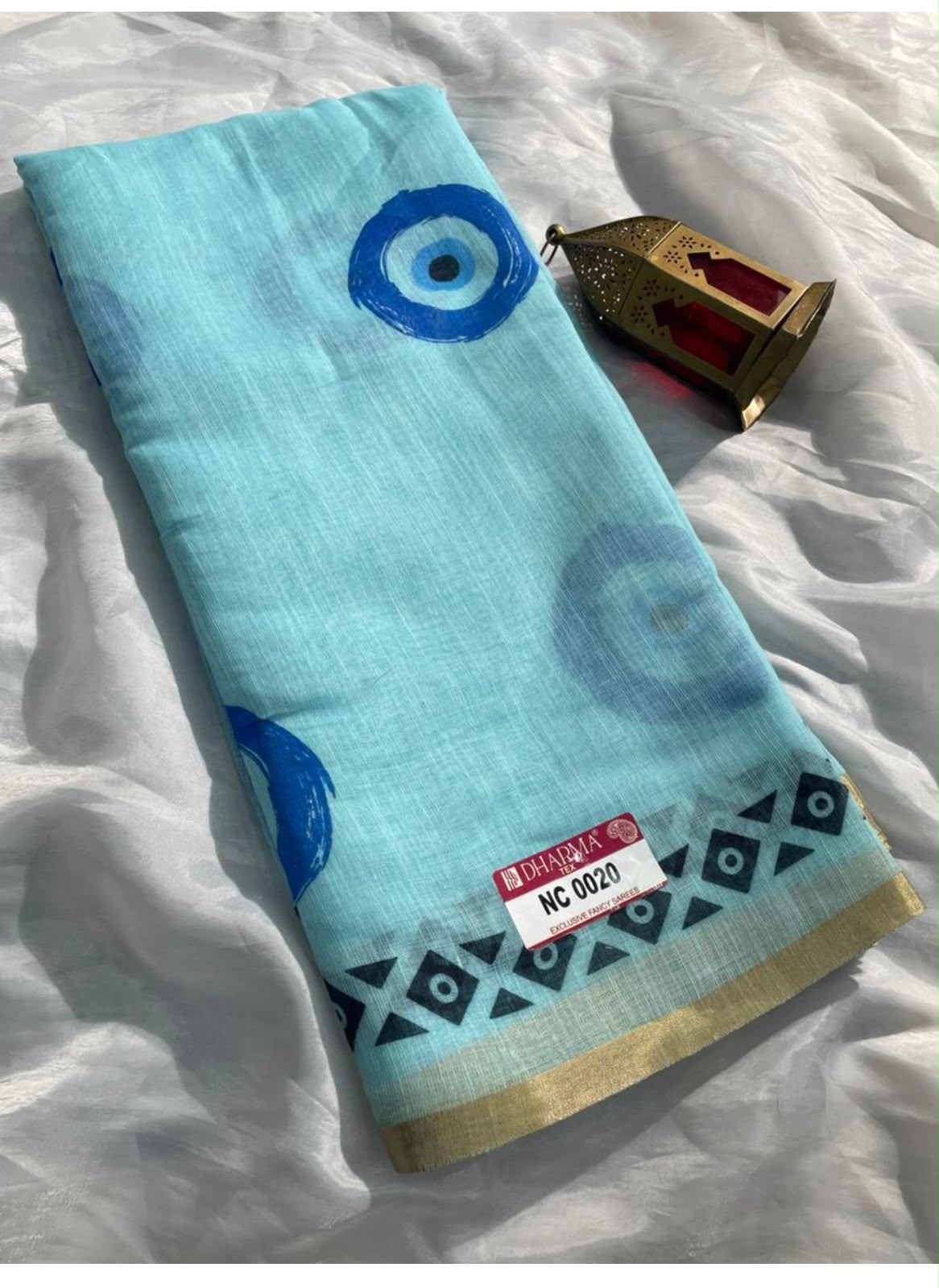 Evil Eye Cotton Saree - MAAS001