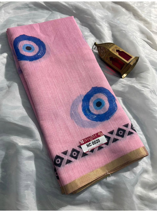 Evil Eye Cotton Saree - MAAS001