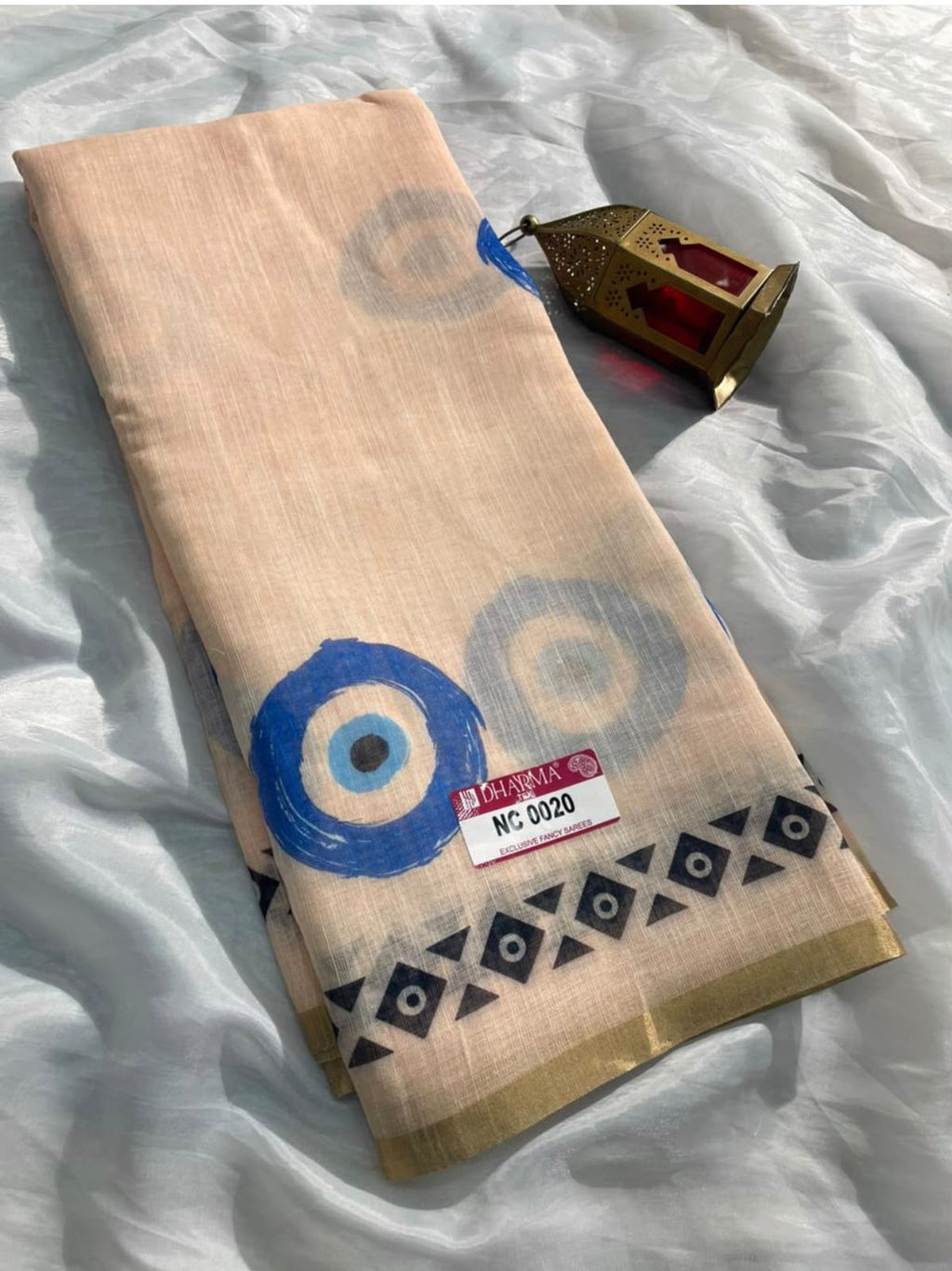 Evil Eye Cotton Saree - MAAS001